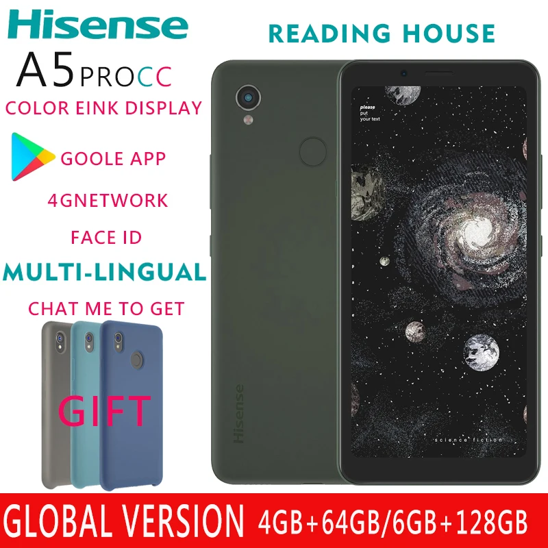 

Hisense A5 A5PRO CC Snapdragon 439 Android 9.0 Smart Phone Google Play 5.84" Ink For Travel 4GB 6GB 64GB 128GB Multilingual