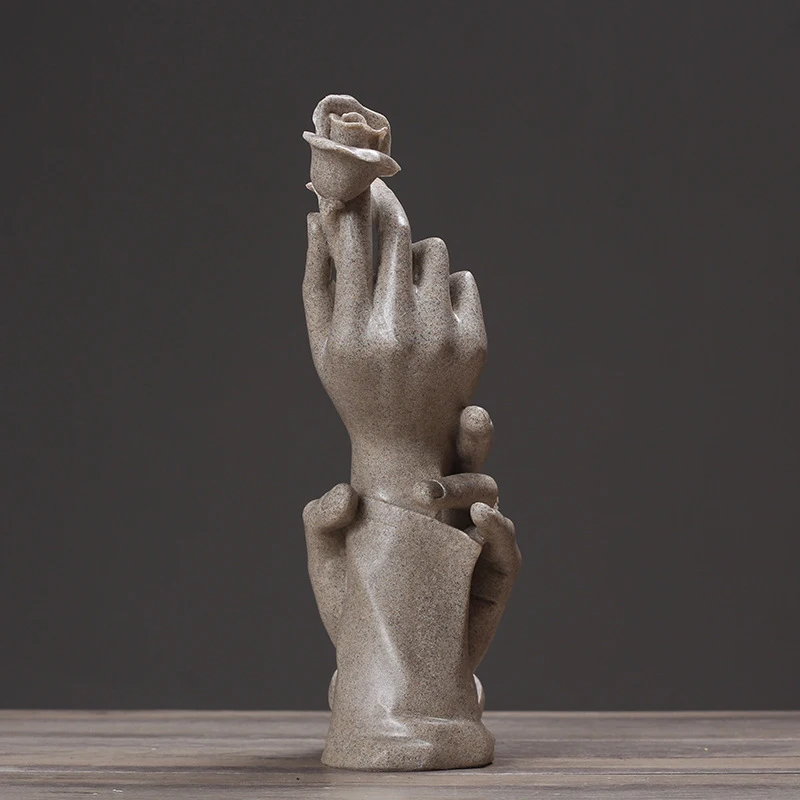 Роза из полимерной смолы Strongwell ручная работа свадебные подарки креативные