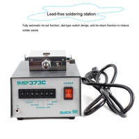 quick 373c automatic tin dispenser tin out system 10w soldering machine tin feeder pedal manual tin out