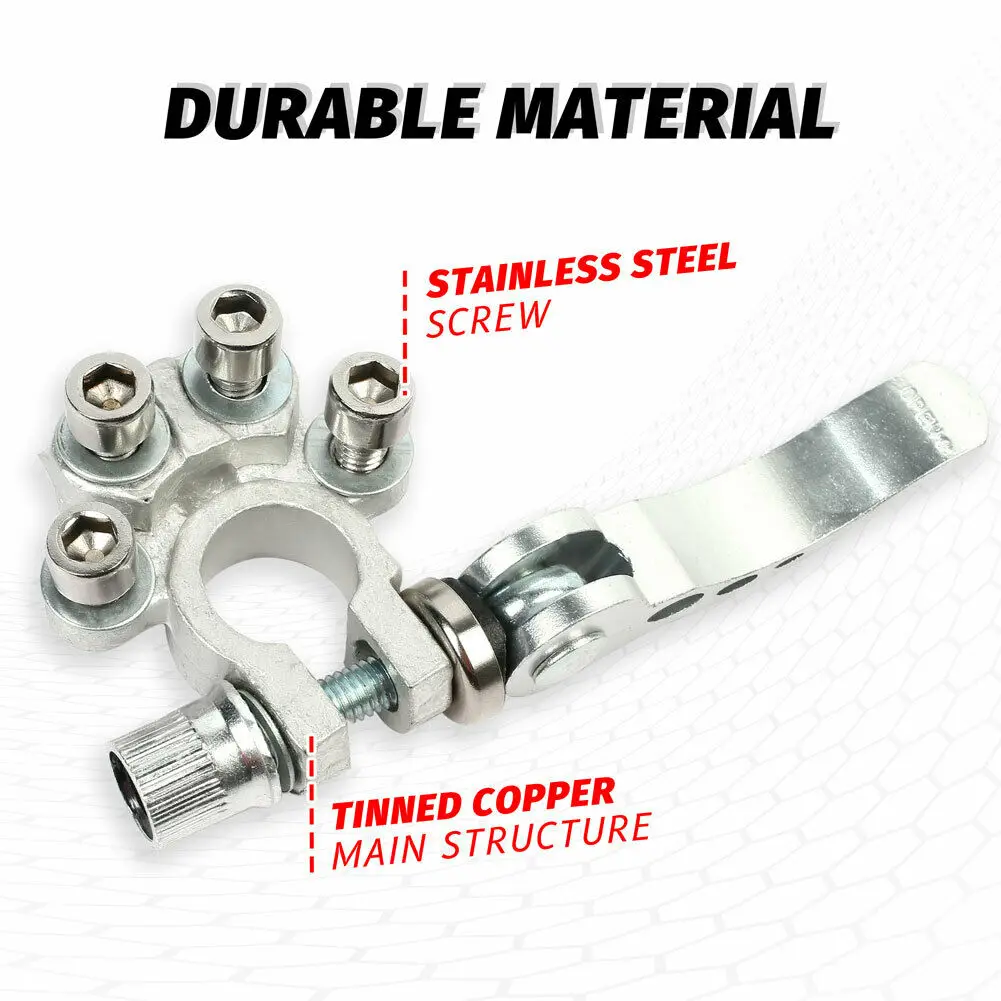 2 шт. 12 В 24 автомобильная аккумуляторная клемма провод кабель разъем отключения