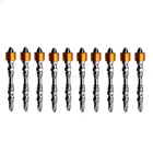 Отвертка PH2 с двойной крестообразной головкой 65 мм, электрическая отвертка с магнитным наконечником бит, с крестообразным шлицем, 10 шт., с кольцом