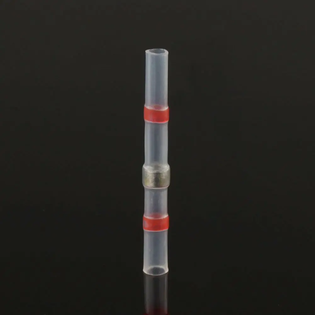 50 шт. красный термоусадочные изолированные стыковые клеммы обжимной сращивания