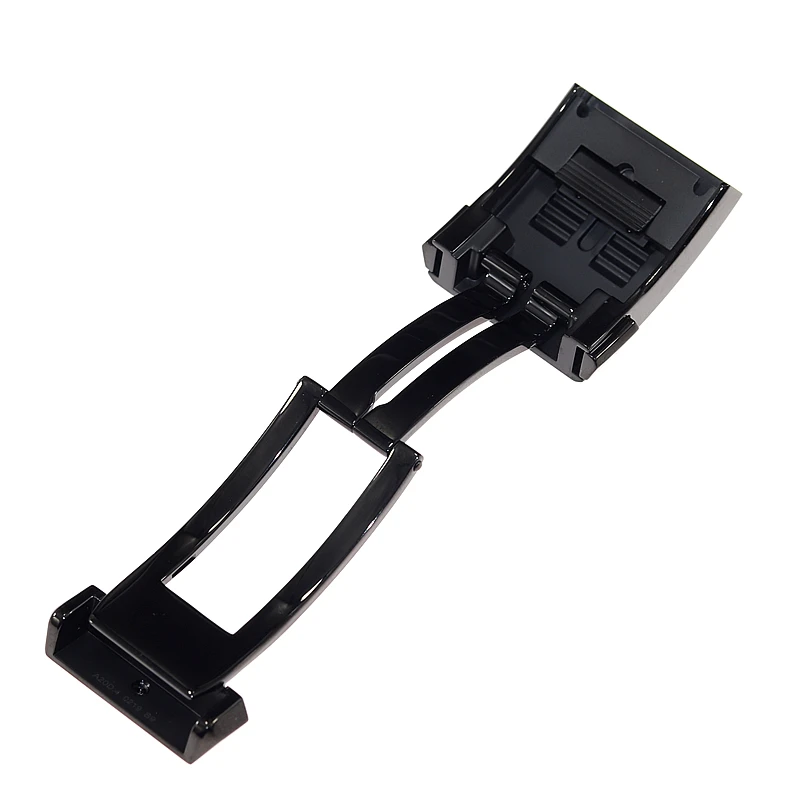 for Breitlin g Classic 1884 18 20 mm Men's Rubber Silicone Strap Silver Stainless Steel titanium Buckle Replacement clasp