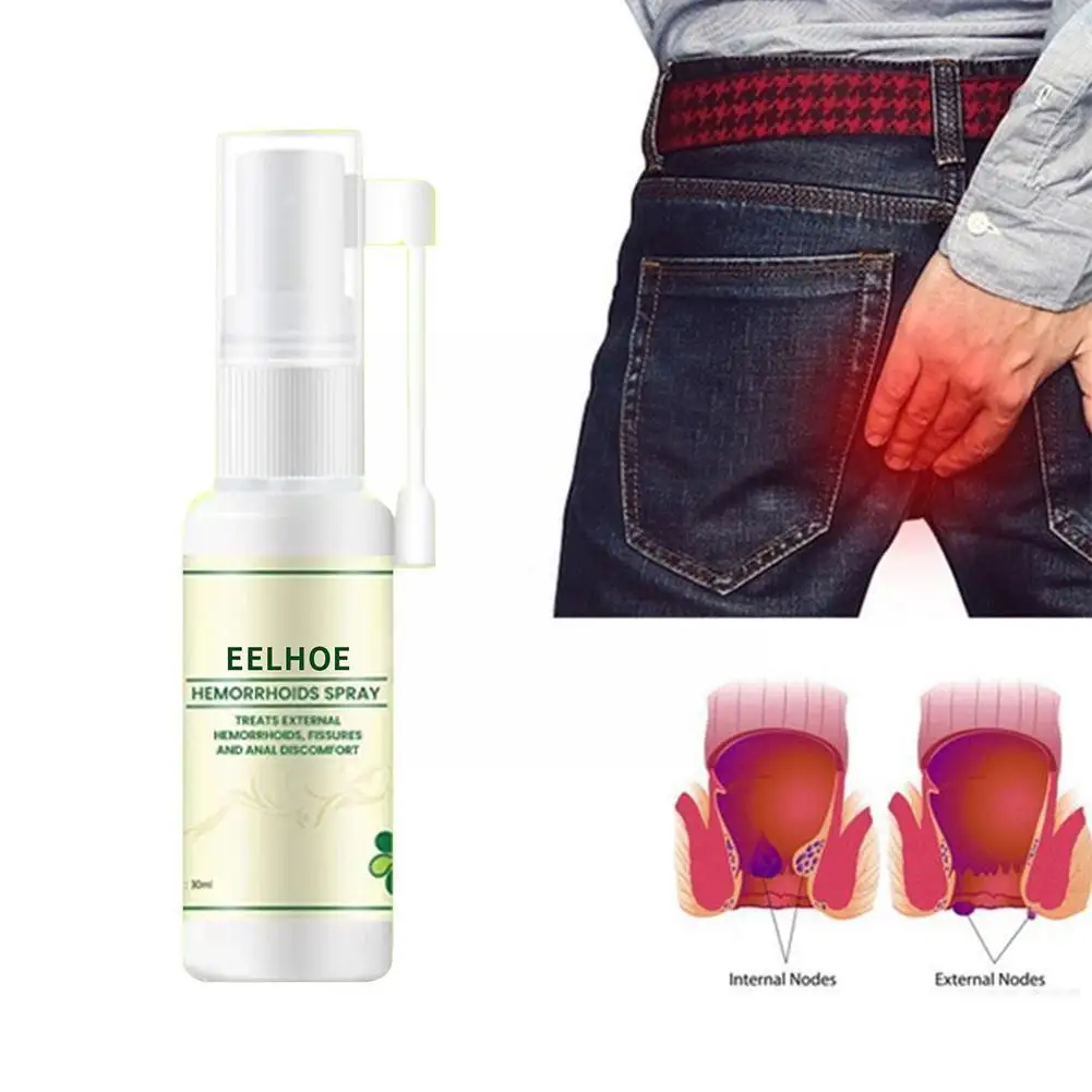 

Hemorrhoids Spray Ointment 100% Original Plant Herbal Hemorrhoids Materials External Medical Mixed Cream Treatment Fissure F2L3