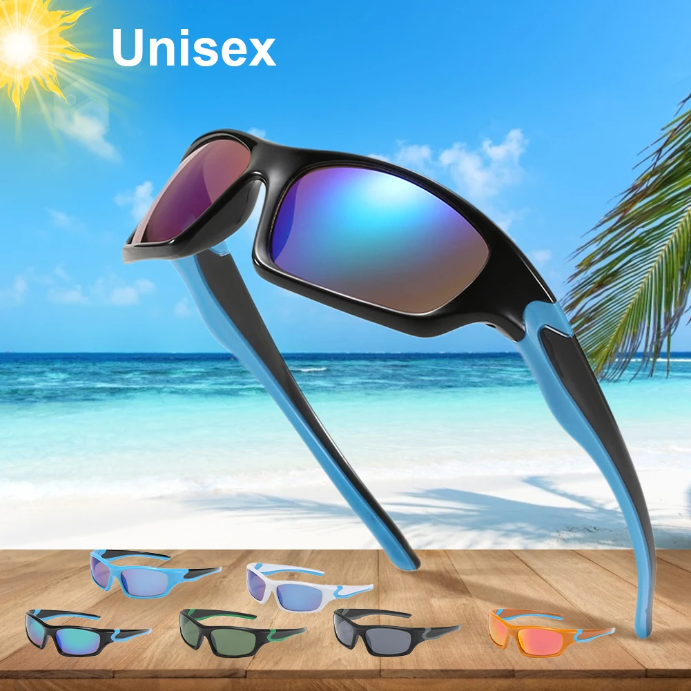 

Fashion Large Square Sunglasses Polarized Retro Sun Glasses UV400 Protection for Fishing Driving Camping Hiking