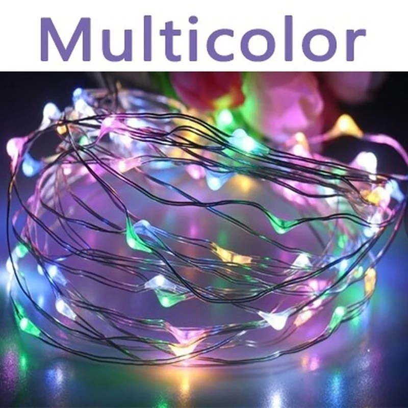 

Festive outdoor copper string light 10m 20m remote control timing battery USB garden light for party Christmas decoration