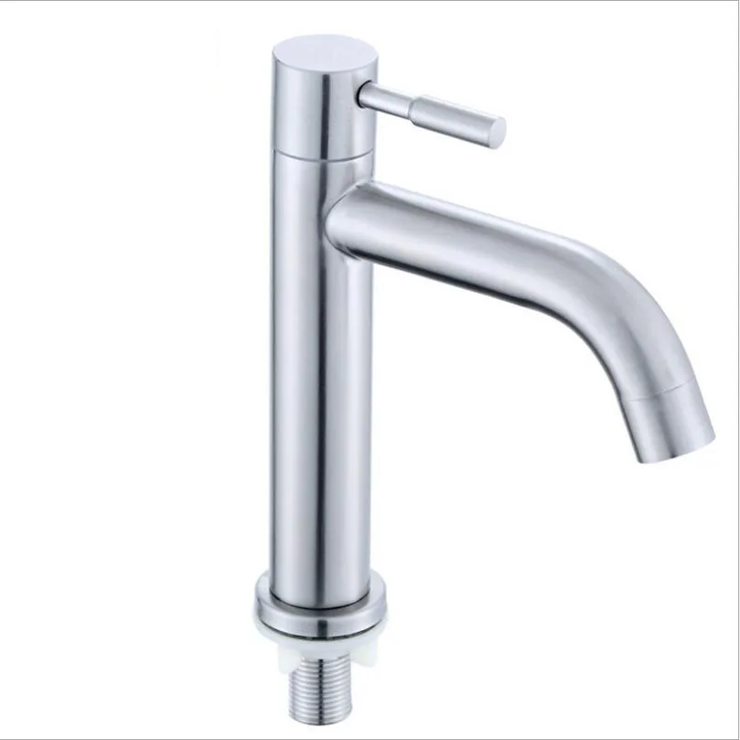 G1/2 304 Смеситель для раковины из нержавеющей стали с одной ручкой | Обустройство