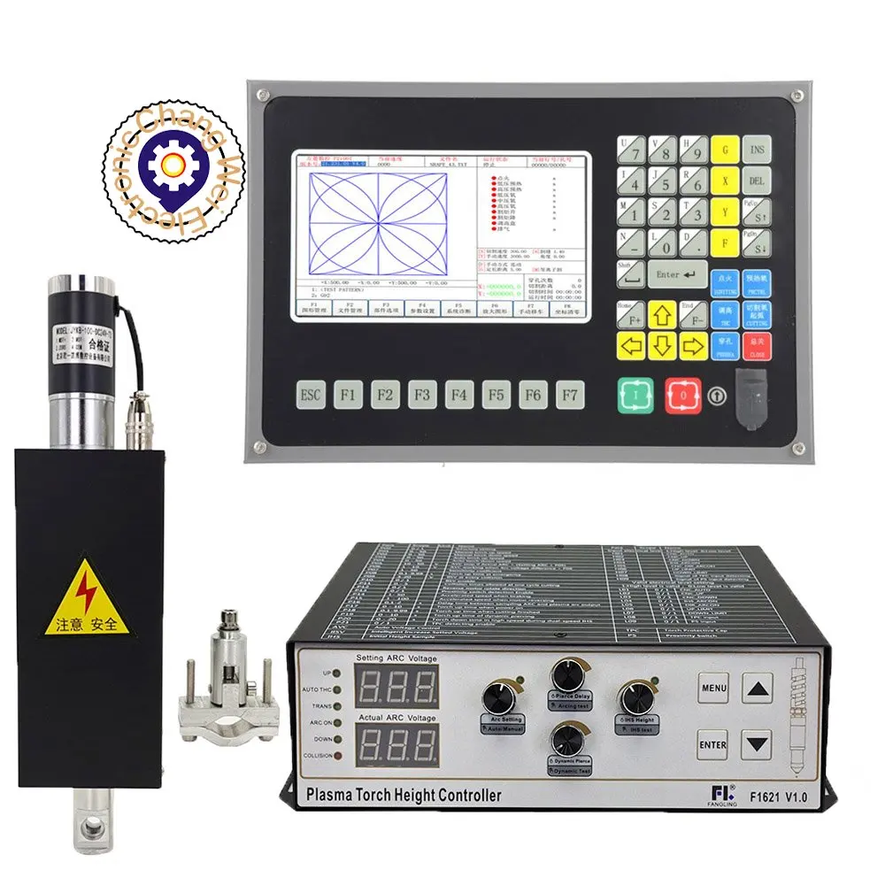 CNC high quality Plasma Controller+THC+lifter Kit F2100B+F1621P+JYKB-100 For Cutting Machine Cutter NEWCARVE | Инструменты