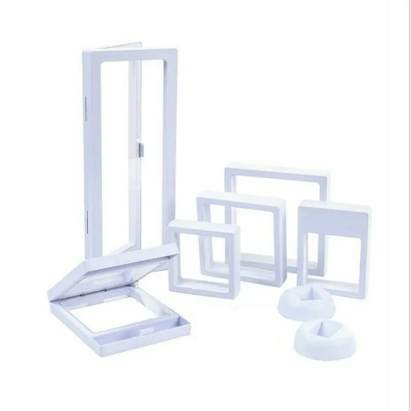 Держатель-рамка для ювелирных изделий 3d плавающий футляр хранения монет