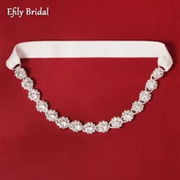 efily rhinestone wedding garters bridal crystal applique flowers bride suspenders for women leg ring garter belt bridesmaid gift