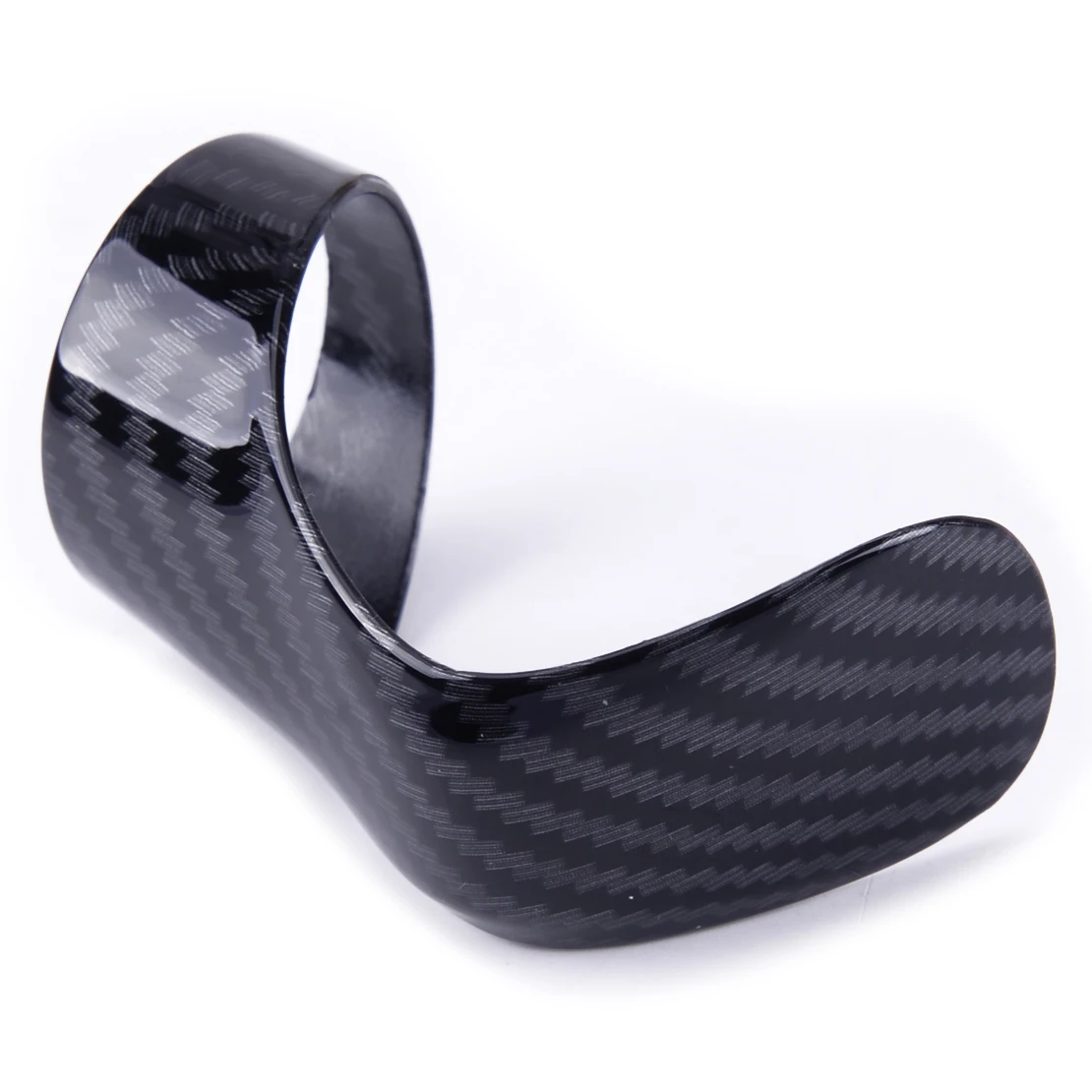 Углеродное волокно ABS интерьер Запчасти сдвиг голова ручка Накладка Стикеры