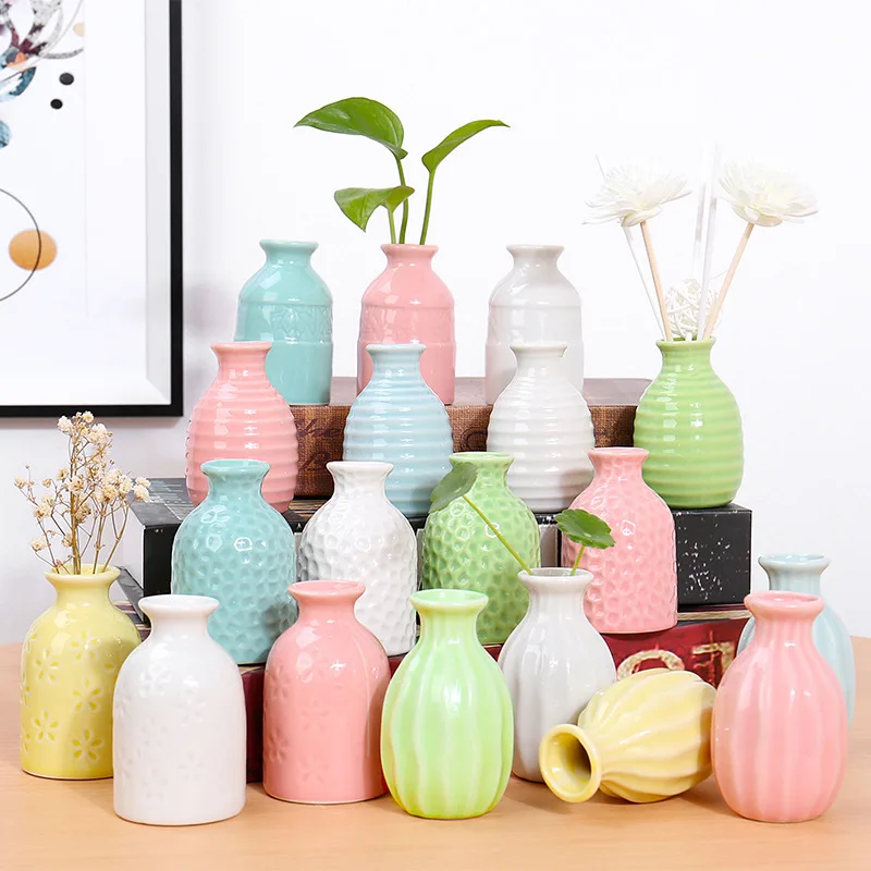 Креативная керамическая ваза Простая Офисная домашняя настольная декоративная