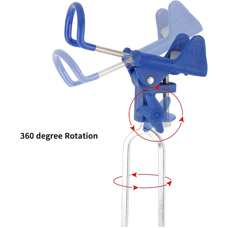 

2Pcs Rod Holders for Fishing,Fish Pole Holder Fishing Rod Rack Stand Fish Turret Support Rod 360 Degree Adjustment