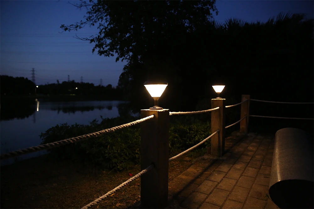 Solar Column Headlights Fence Wall Gate Garden Lights Outdoor Waterproof Villa Yard Pillar | Освещение
