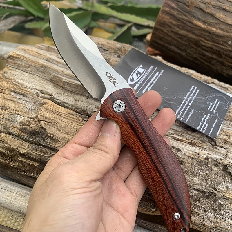 

Тактический складной нож ZT0606, походный спасательный складной клинок G10, 9CR14MOV, для охоты и повседневного использования, Мультитул