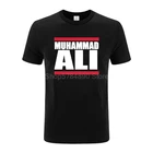 Летняя мода Мухаммад Али рок-группа футболка хлопок футболки с коротким рукавом Мужская хип-хоп свободная размера плюс XS-XXX