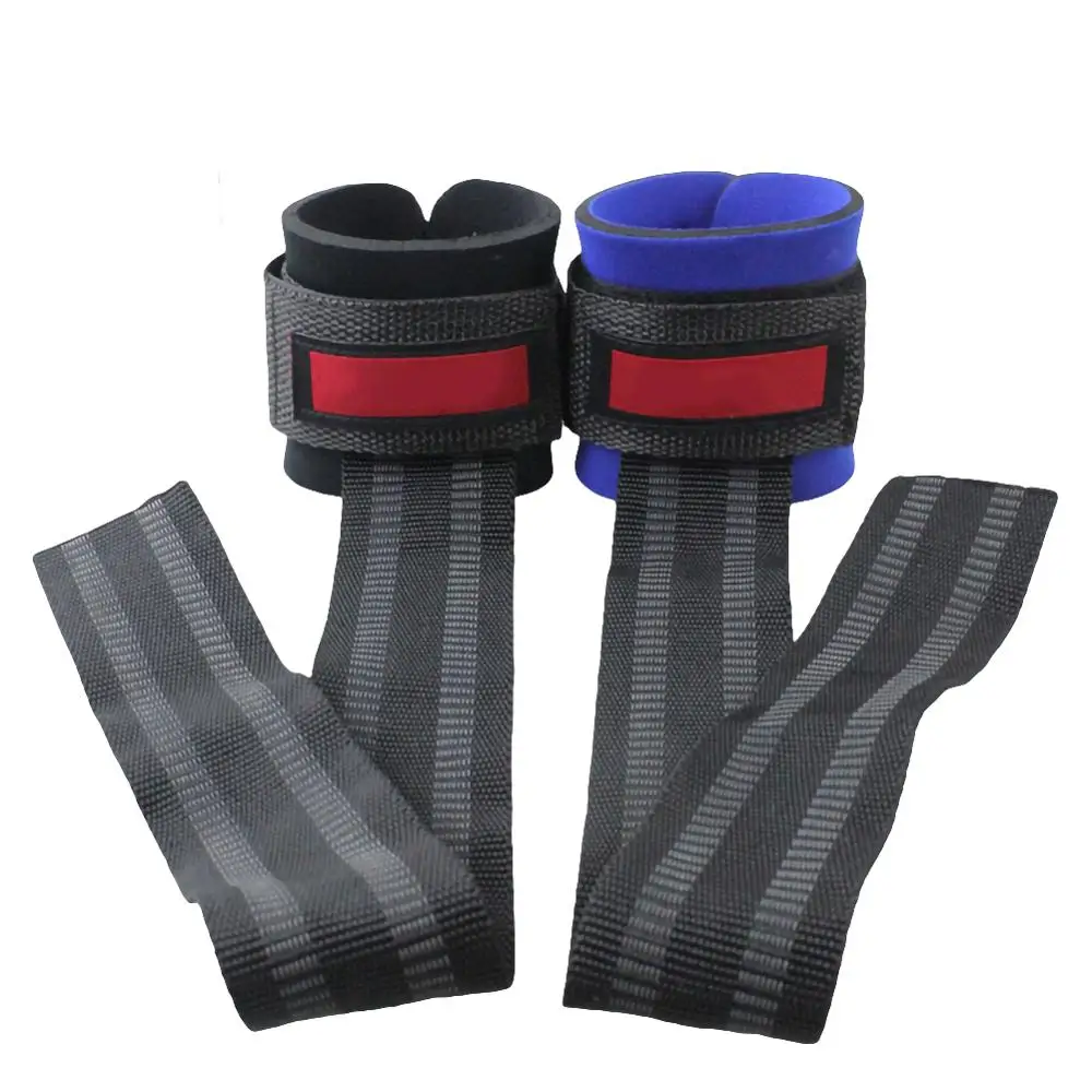 

Sports Fitness Grip Belt Bodybuilding Fitness Tension Band Horizontal Bar Dumbbell Pressure Anti-Skid Thick Wrist Brace