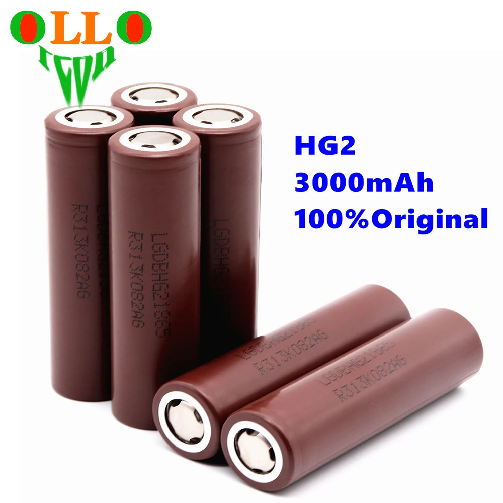 Аккумуляторная батарея HG2 100% 18650 мАч 3000 В 20 А макс. 35 А|Перезаряжаемые батареи| |