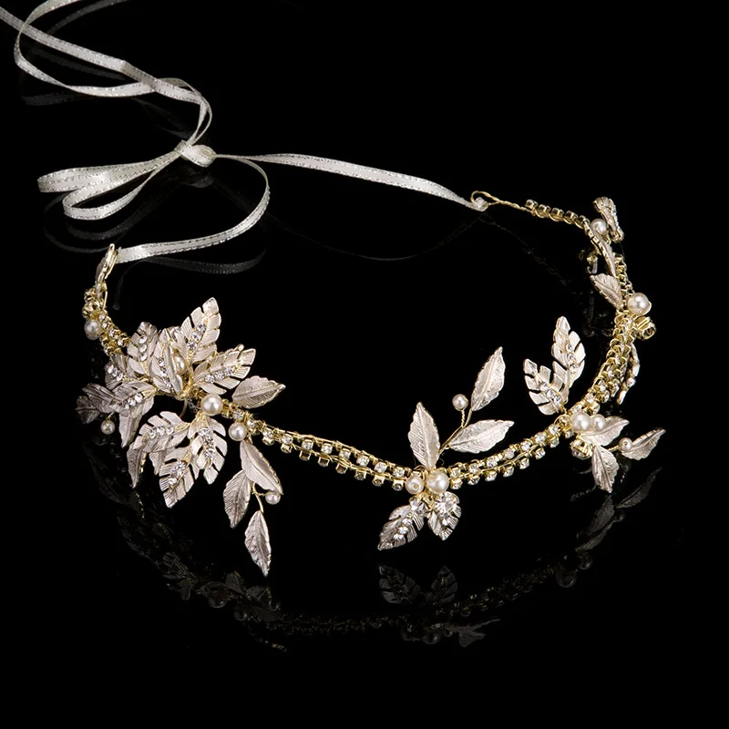 

Exquisite crystal bridal headband wedding dress accessories