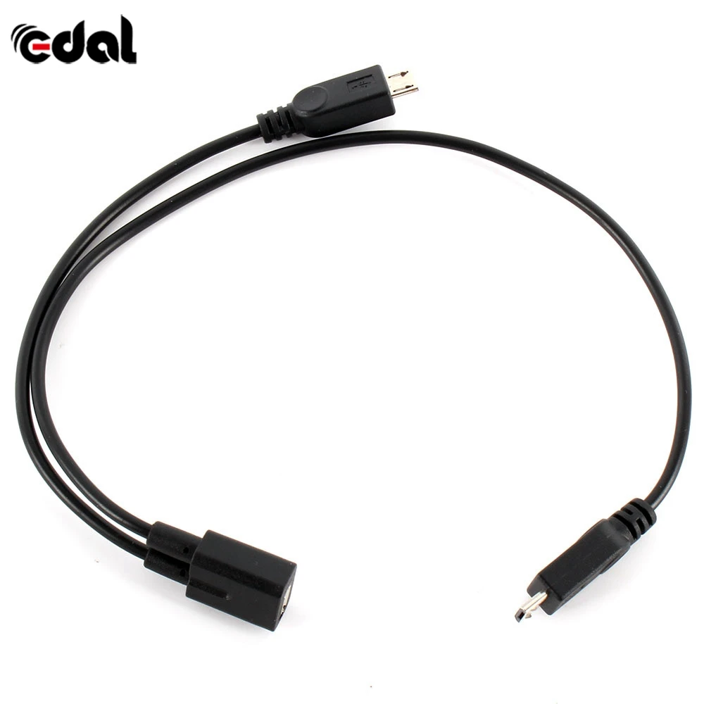 Универсальный разветвитель Micro USB 2 0 Y 1 Female to со штепселем для передачи данных и