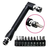 mini double ended l shaped socket wrench 14 6 35mm hexagon screw wrench spanner extension routine screwdriver bits drill set