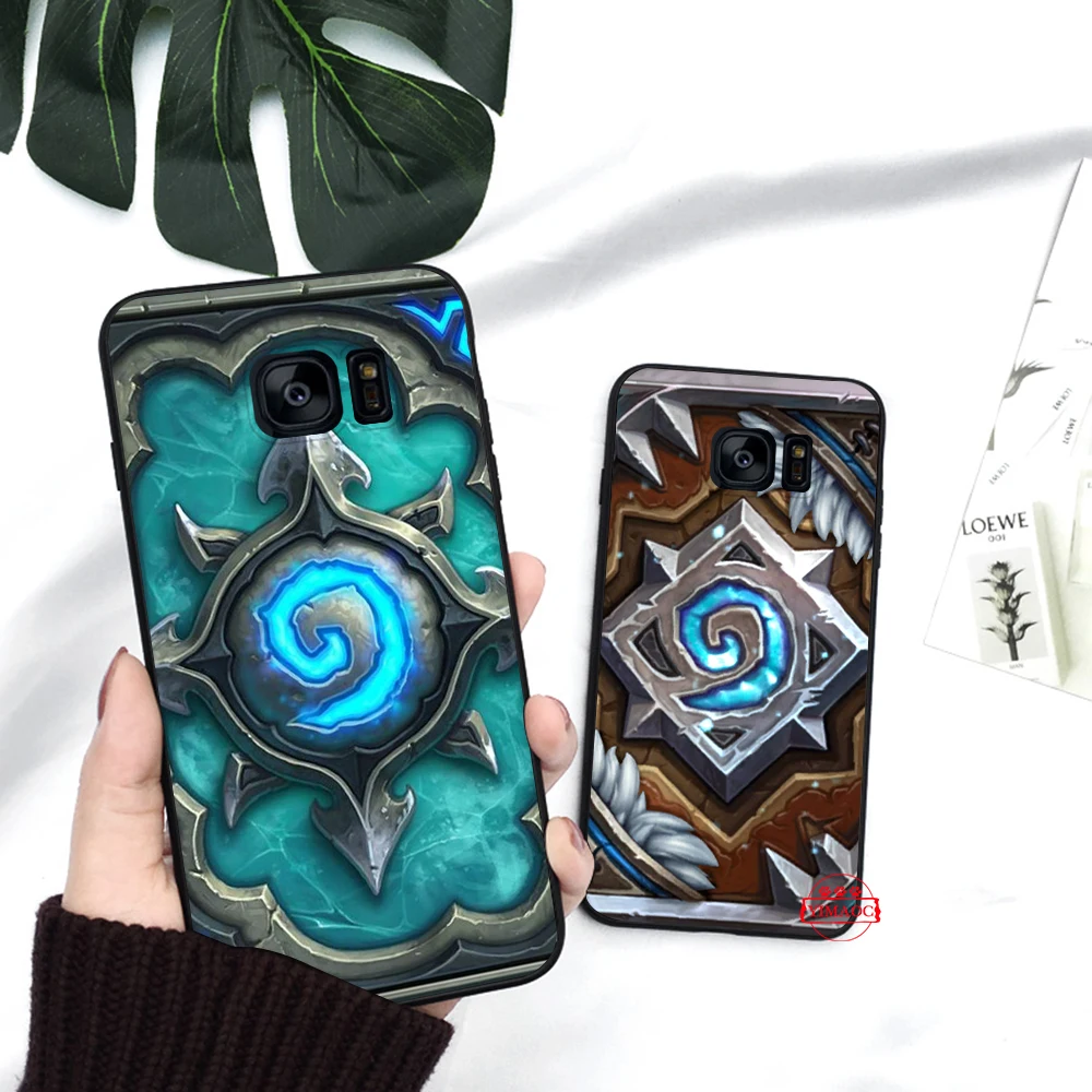 Hearthstone классический силикон чехол для Samsung S6 Edge S7 S8 плюс S9 S10 S10e Note 8 9 10 M10 M20 M30 |
