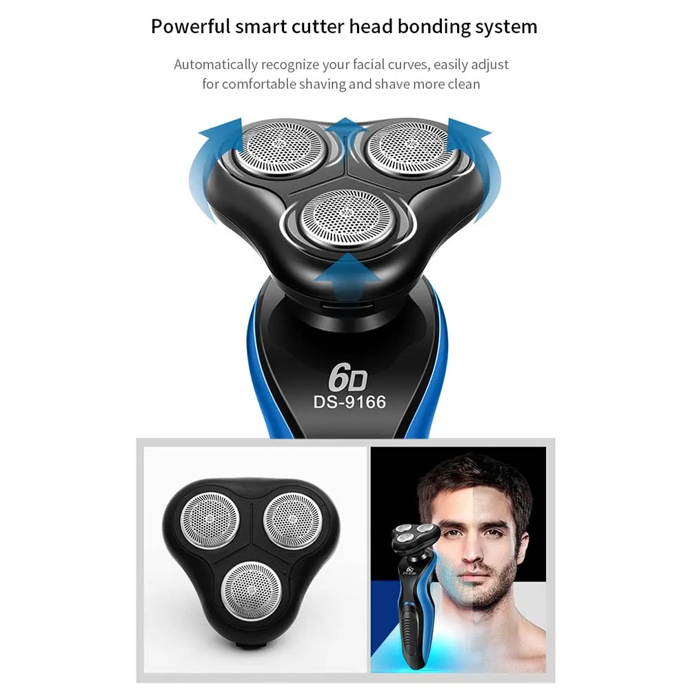 

Multi-purpose Mens Electric Waterproof Razor Rechargeable Wet And Dry Shaver Trimmer Nose Hair Trimmer Shaver