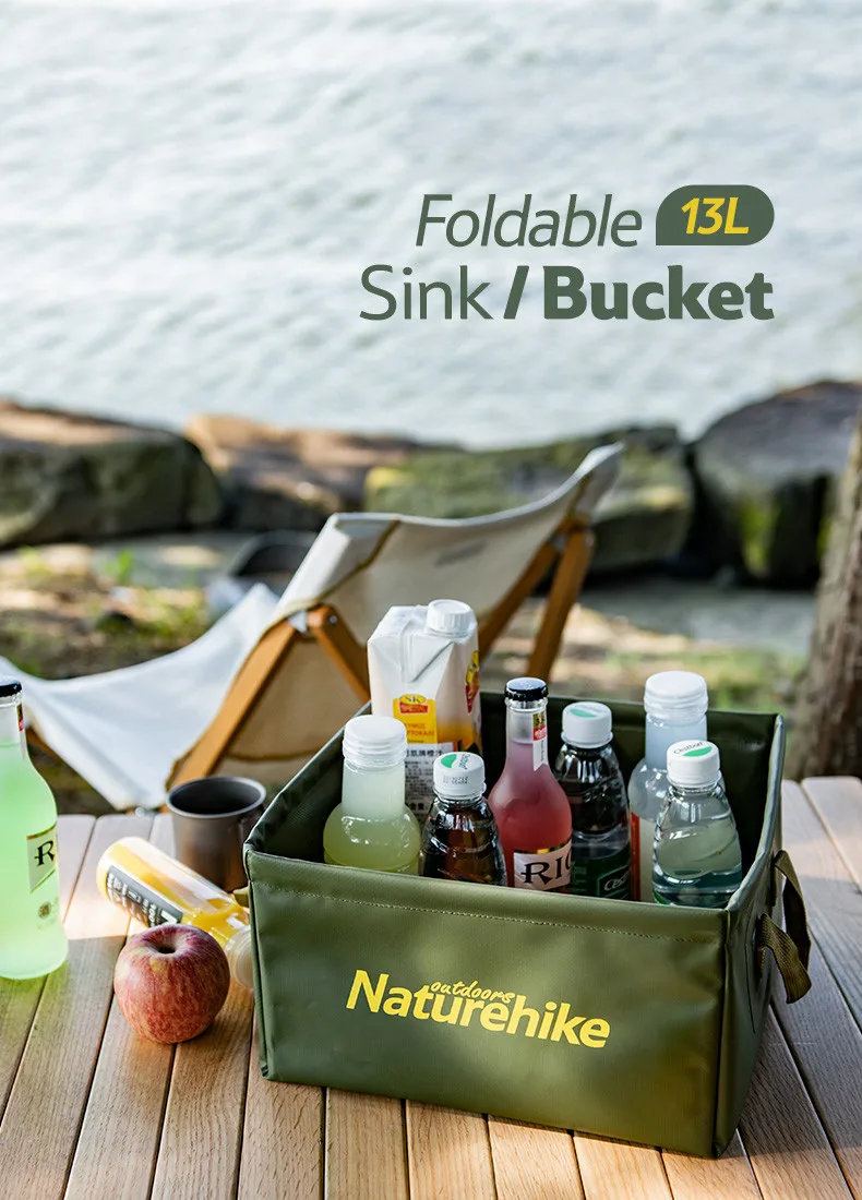 Naturehike напольное складное квадратное ведро большой емкости портативное ведро для хранения домашнего путешествия ведро
