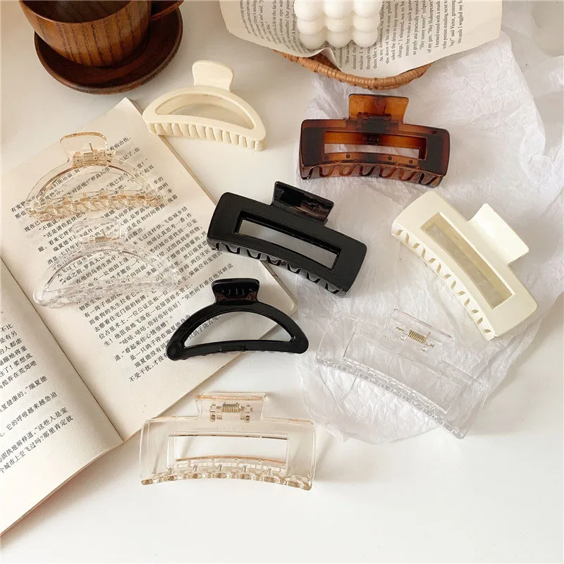 Заколка для волос женская крупная Геометрическая винтажная |