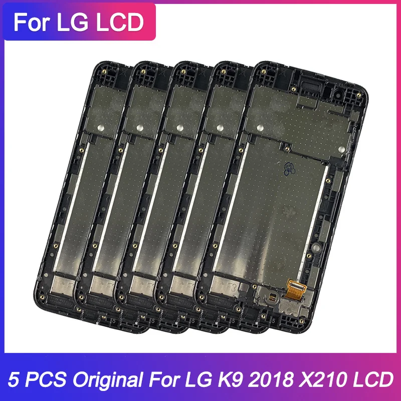 Сенсорный экран для LG K9 2018 X210 X210K X210S X210E с рамкой дигитайзер в сборе - купить по