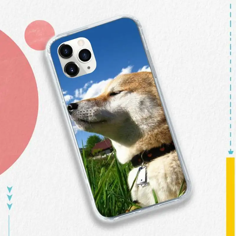 

shiba inu lovely dog animal Phone Case for iPhone 11 12 pro XS MAX 8 7 6 6S Plus X 5S SE 2020 XR