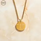 SOMMAR, высокое качество, 18KGP, золото, нержавеющая сталь, наполненные духами, женские ожерелья и кулоны, золотые монеты, винтажное ожерелье для свадьбы