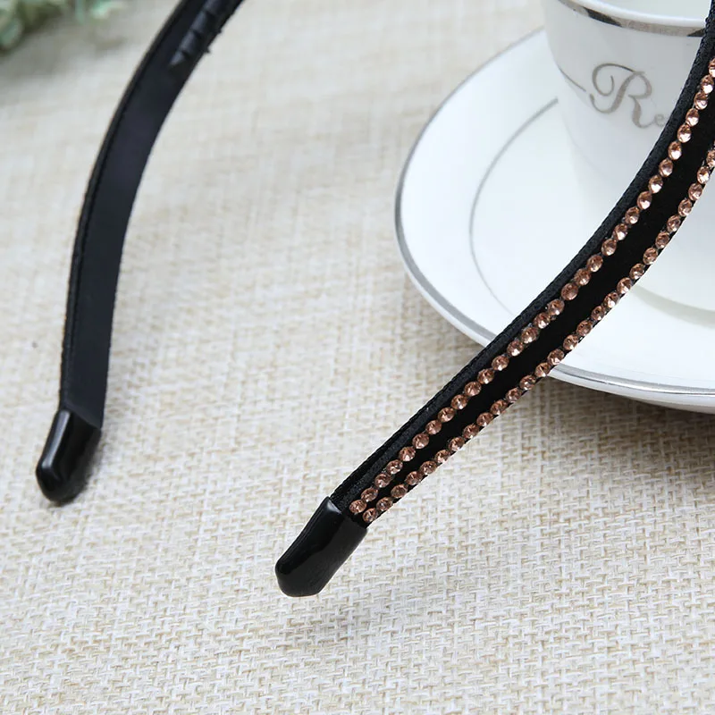 

Korea New Flower Hair Band Rhinestone Hairpin Crystal Headdress Sweet Wide Headband for Women Fashion Boutique Hair Accessories