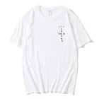 Новая футболка с принтом Тревиса Скотта кактуса Джека астромира надпись надеюсь, что вы здесь, футболка в стиле хип-хоп, хлопковая футболка с коротким рукавом