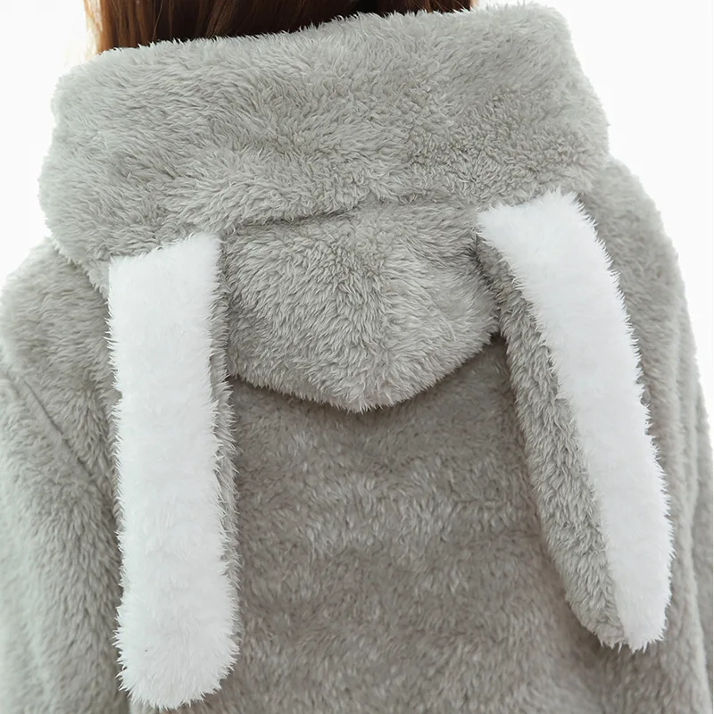 Женская Фланелевая пижама бархатная Пижама кораллового цвета с рисунком из