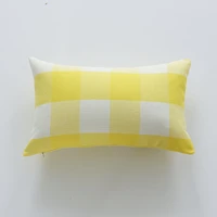 3050cm plaid cushion covers no inner cotton linen throw pillows kussens woondecoratie rectangle cushion pillow covers x48