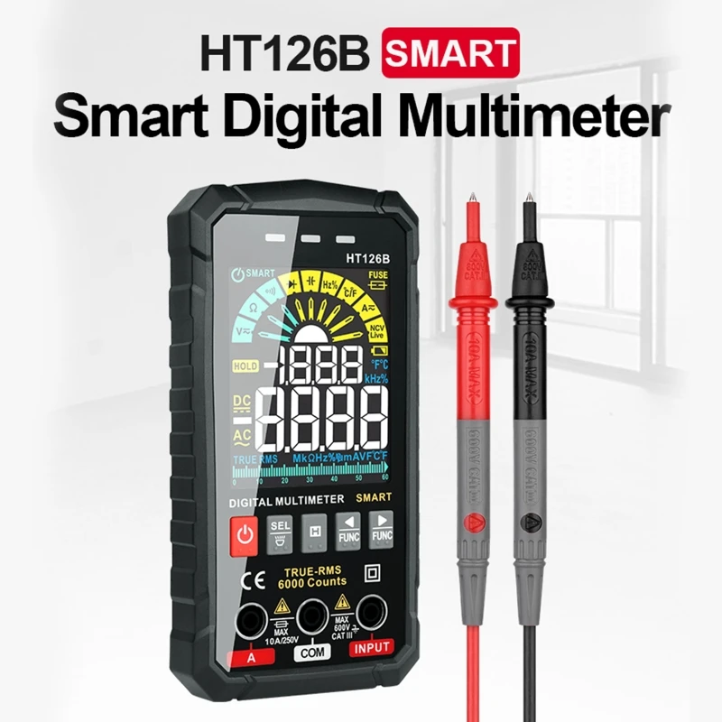 

Новинка 2022, мультиметр с цифровым ЖК-дисплеем, амперметр, тестер цепи измерения напряжения постоянного тока