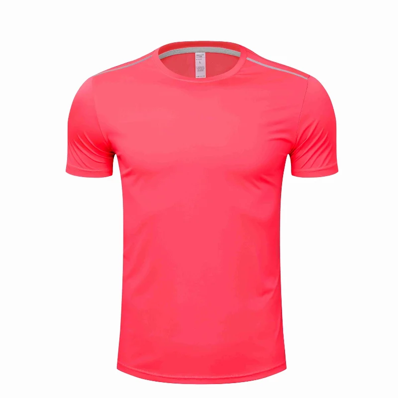 

High quality spandex Men Women Kids Running T Shirt Quick Dry Fitness Shirt Training exercise Clothes Gym Sports Shirts Tops