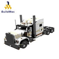 moc 6138 high tech engineering dump truck building blocks vehicle car bricks set educational diy toys for children boys gift