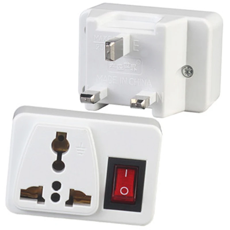 CE медный 6A 250V 1way 2Way 1 к 2 EU US UK дорожный адаптер вилка Германия Россия Канада Япония