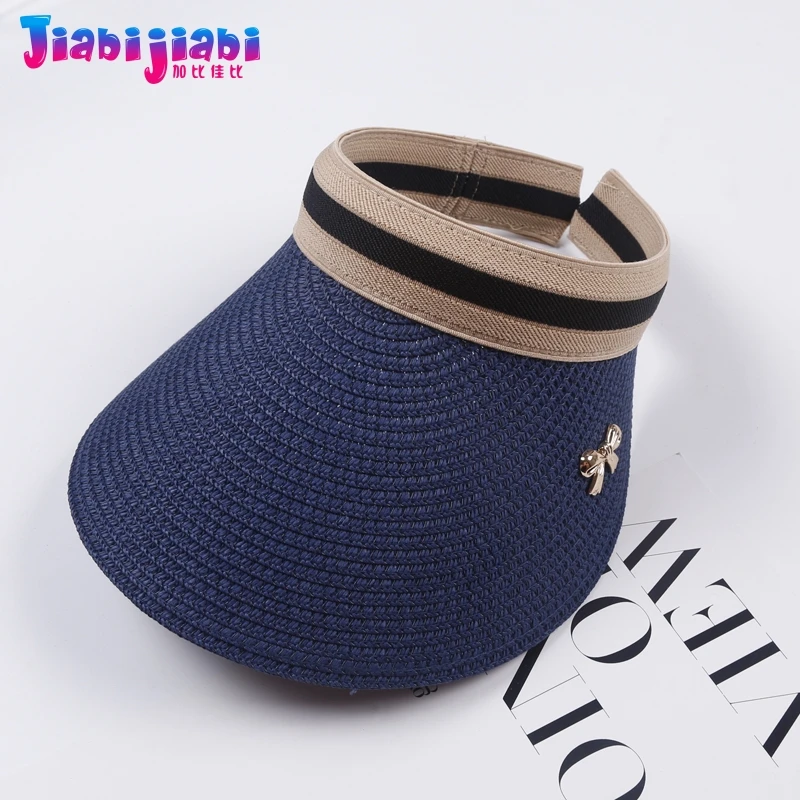 Летняя Соломенная шляпка для женщин женская бейсбольная кепка с