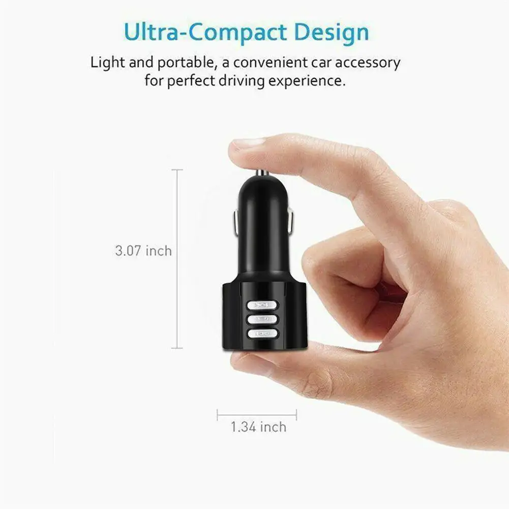 Модернизированный Bluetooth V3.0 fm-передатчик радио адаптер MP3-плеер автомобильный