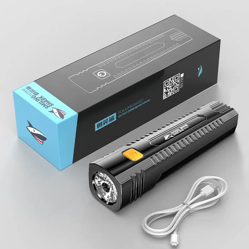 Портативный светодиодный фонарик с зарядкой от USB фонарь карманный