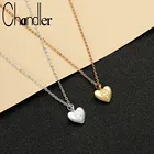 Chandler Золотое сердце дьявол глаз кулон ожерелье ручной работы Любовь сглаз Шарм ключица цепочка колье для женщин мужчин оптовая продажа