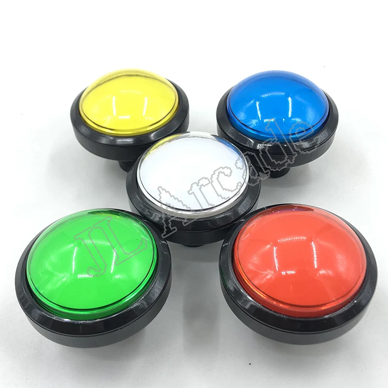 60 мм Большой Круглый кнопочный переключатель светодиодный подсветкой с