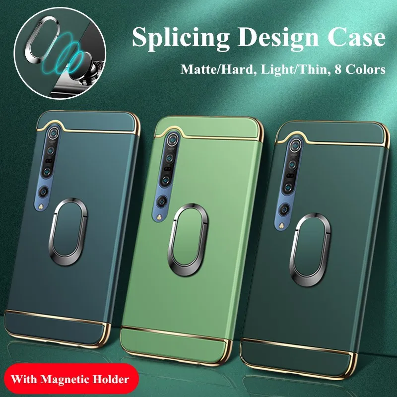 3 в 1 противоударный пластиковый твердый чехол с полной защитой 360 для Xiaomi Redmi Note 9