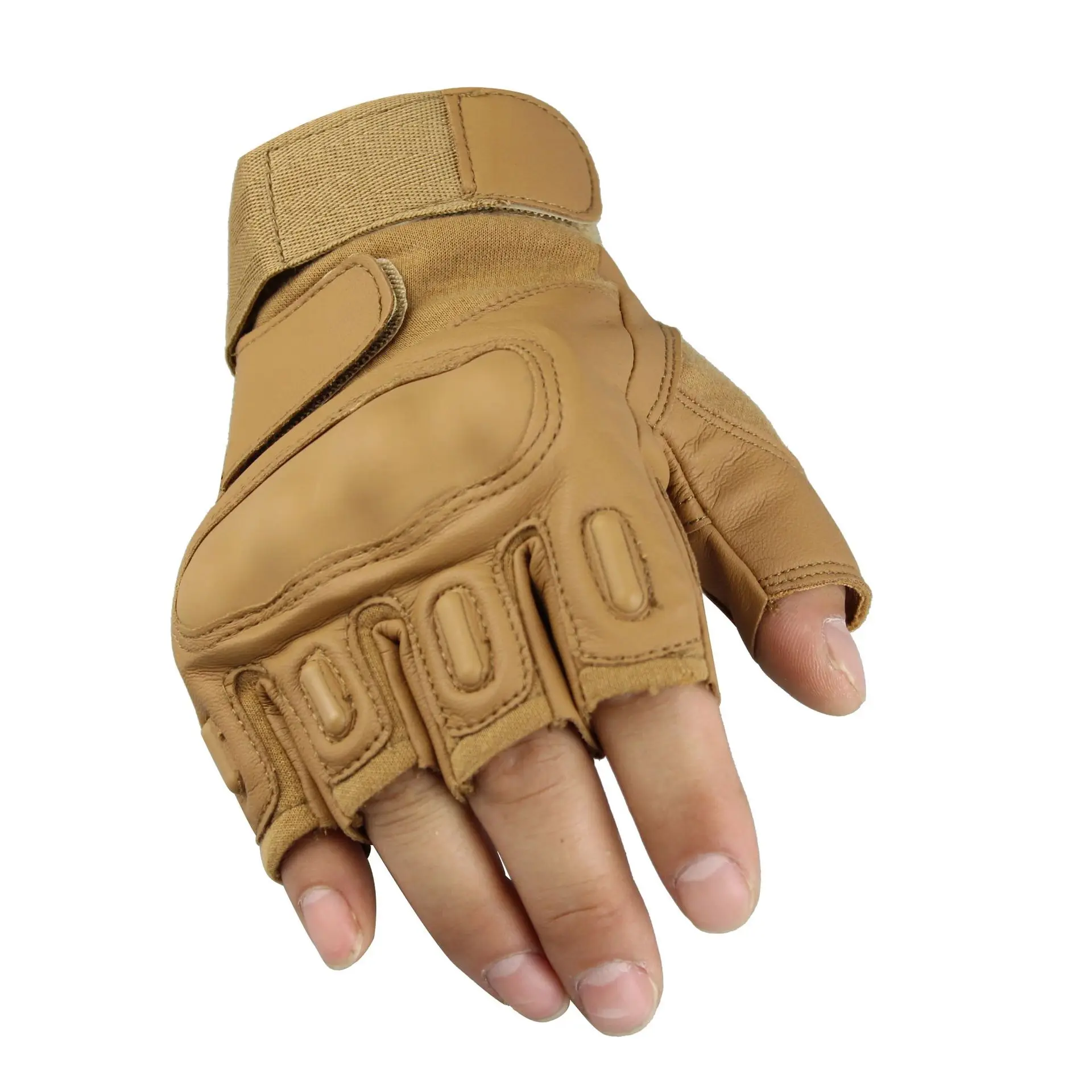 

Half Finger Tactical Gloves Riding Motorcycle Gloves Bicycle Gloves Outdoor Mountaineering Hard Shell Anti Cutting Sports Gloves