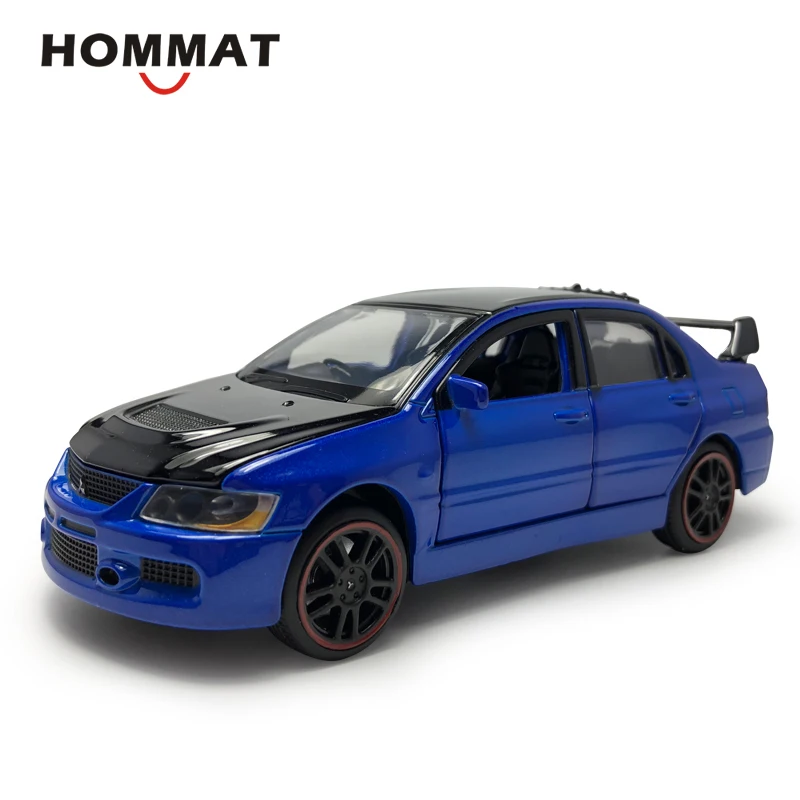 HOMMAT 1:32 масштаб Lancer Evolution IX EVO сплав металла Diecasts и игрушечные автомобили модель