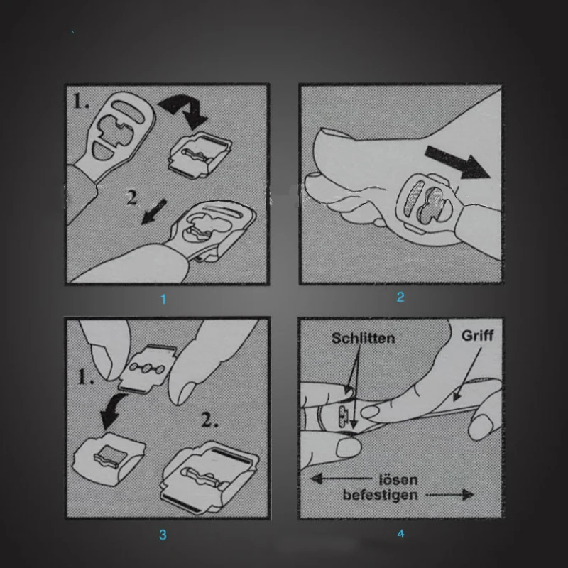 1 шт./компл. Профессиональный инструмент для ухода за ногами прибор удаления