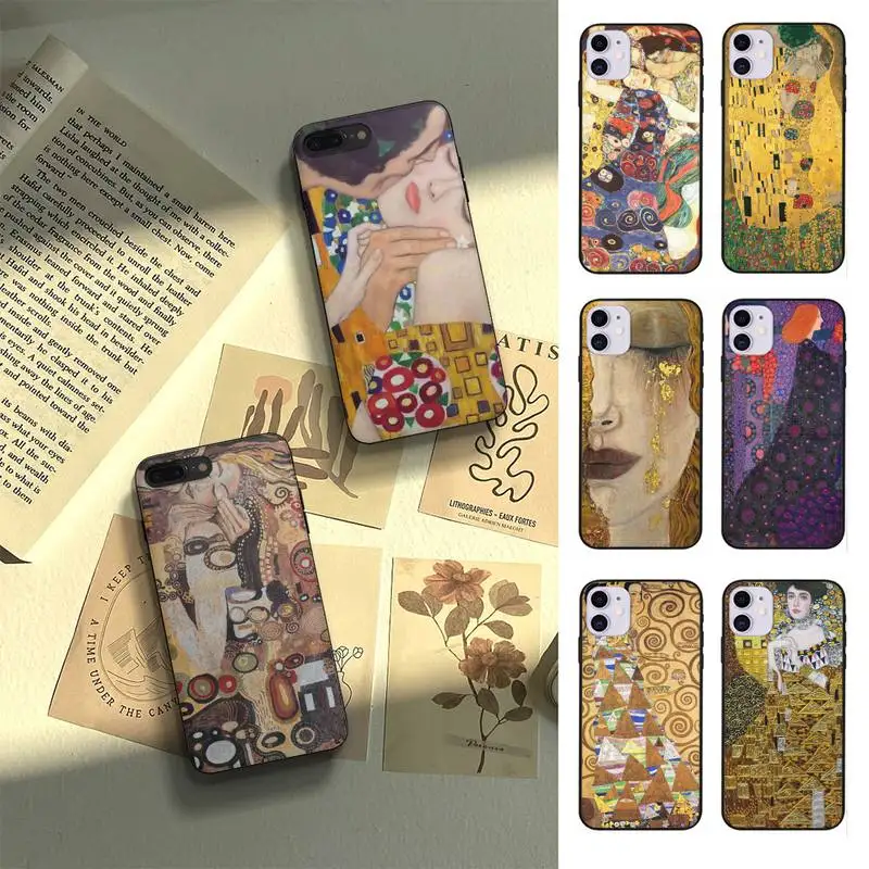 

Gustavs Klimts Phone Case Fundas Shell Cover For Iphone 6 6s 7 8 Plus Xr X Xs 11 12 13 Mini Pro Max